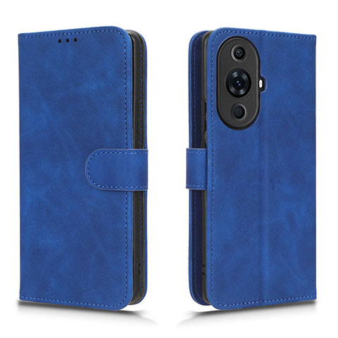 Handytasche Stand Schutzhülle Flip Leder Hülle L01Z für Huawei Nova 11 Pro Blau