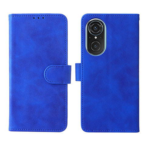 Handytasche Stand Schutzhülle Flip Leder Hülle L01Z für Huawei Nova 9 SE Blau