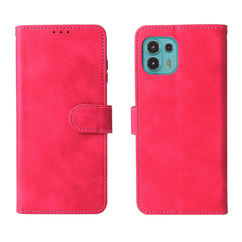 Handytasche Stand Schutzhülle Flip Leder Hülle L01Z für Motorola Moto Edge 20 Lite 5G Pink