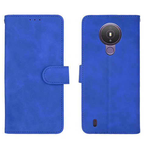 Handytasche Stand Schutzhülle Flip Leder Hülle L01Z für Nokia 1.4 Blau