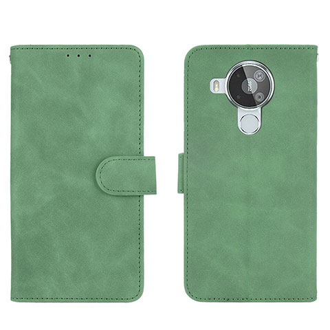 Handytasche Stand Schutzhülle Flip Leder Hülle L01Z für Nokia 7.3 Grün