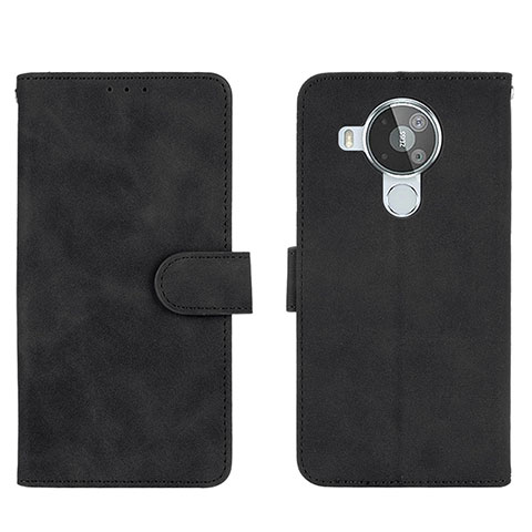 Handytasche Stand Schutzhülle Flip Leder Hülle L01Z für Nokia 7.3 Schwarz