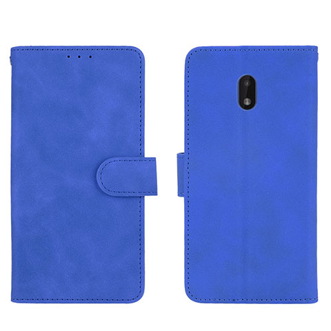 Handytasche Stand Schutzhülle Flip Leder Hülle L01Z für Nokia C01 Plus Blau