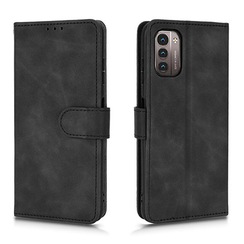 Handytasche Stand Schutzhülle Flip Leder Hülle L01Z für Nokia G11 Schwarz