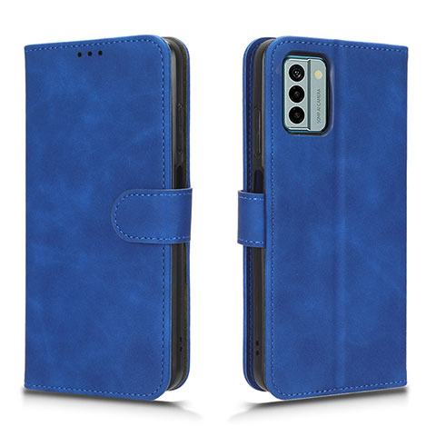 Handytasche Stand Schutzhülle Flip Leder Hülle L01Z für Nokia G22 Blau