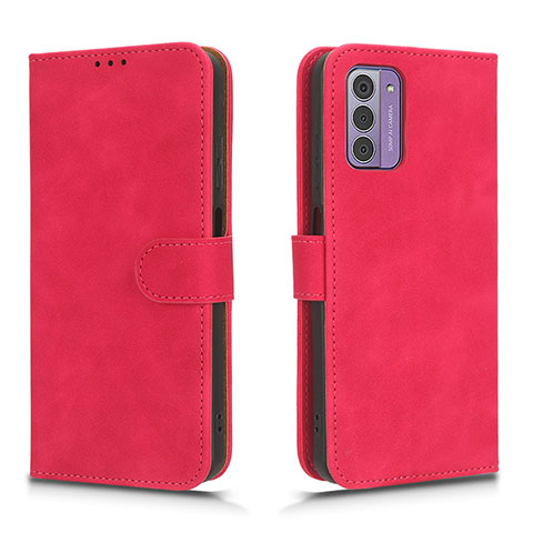 Handytasche Stand Schutzhülle Flip Leder Hülle L01Z für Nokia G42 5G Pink