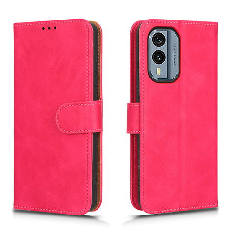 Handytasche Stand Schutzhülle Flip Leder Hülle L01Z für Nokia X30 5G Pink