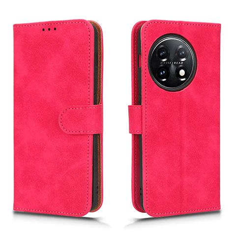 Handytasche Stand Schutzhülle Flip Leder Hülle L01Z für OnePlus 11 5G Pink