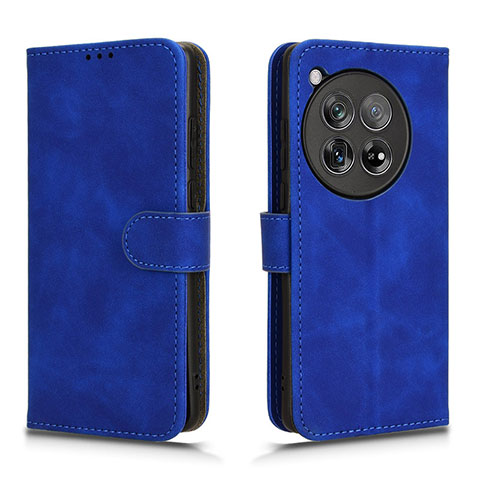 Handytasche Stand Schutzhülle Flip Leder Hülle L01Z für OnePlus 12R 5G Blau