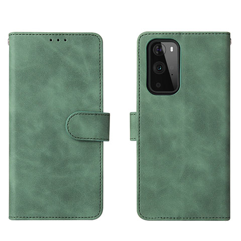 Handytasche Stand Schutzhülle Flip Leder Hülle L01Z für OnePlus 9 Pro 5G Grün