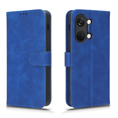 Handytasche Stand Schutzhülle Flip Leder Hülle L01Z für OnePlus Nord 3 5G Blau