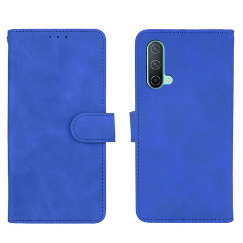 Handytasche Stand Schutzhülle Flip Leder Hülle L01Z für OnePlus Nord CE 5G Blau