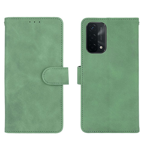 Handytasche Stand Schutzhülle Flip Leder Hülle L01Z für OnePlus Nord N200 5G Grün