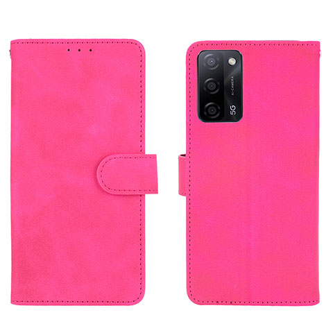 Handytasche Stand Schutzhülle Flip Leder Hülle L01Z für Oppo A53s 5G Pink