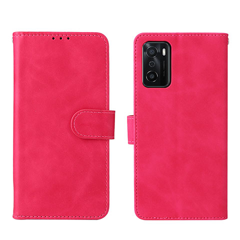 Handytasche Stand Schutzhülle Flip Leder Hülle L01Z für Oppo A55S 5G Pink