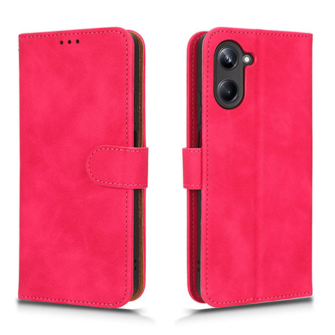 Handytasche Stand Schutzhülle Flip Leder Hülle L01Z für Realme 10 Pro 5G Pink