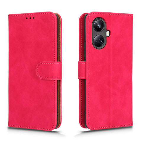 Handytasche Stand Schutzhülle Flip Leder Hülle L01Z für Realme 10 Pro+ Plus 5G Pink