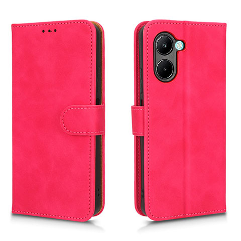 Handytasche Stand Schutzhülle Flip Leder Hülle L01Z für Realme C33 (2023) Pink