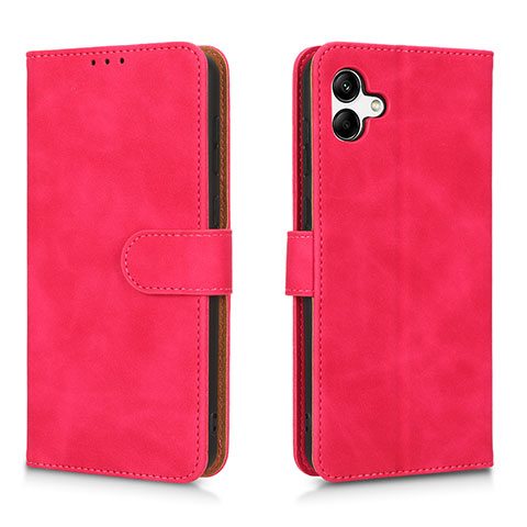 Handytasche Stand Schutzhülle Flip Leder Hülle L01Z für Samsung Galaxy A04 4G Pink