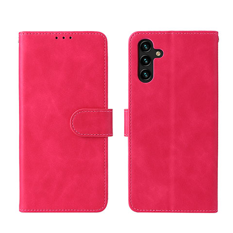 Handytasche Stand Schutzhülle Flip Leder Hülle L01Z für Samsung Galaxy A04s Pink