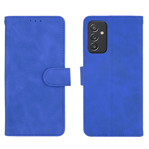 Handytasche Stand Schutzhülle Flip Leder Hülle L01Z für Samsung Galaxy A15 4G Blau