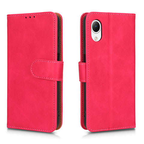 Handytasche Stand Schutzhülle Flip Leder Hülle L01Z für Samsung Galaxy A23e 5G Pink