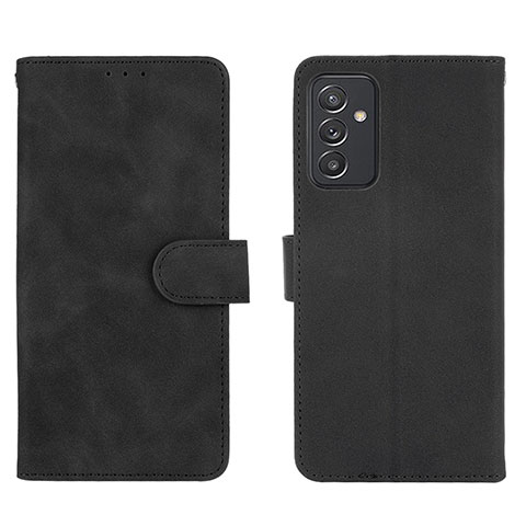 Handytasche Stand Schutzhülle Flip Leder Hülle L01Z für Samsung Galaxy A54 5G Schwarz