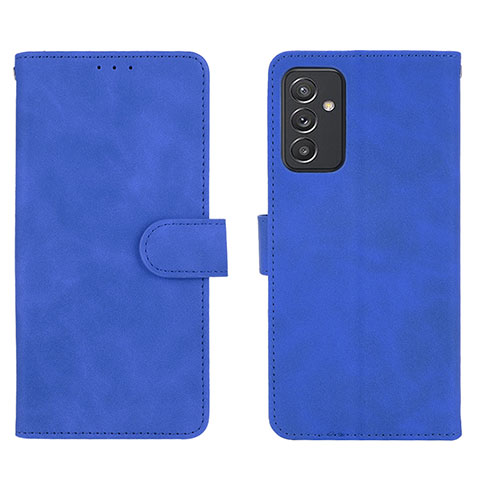 Handytasche Stand Schutzhülle Flip Leder Hülle L01Z für Samsung Galaxy A82 5G Blau