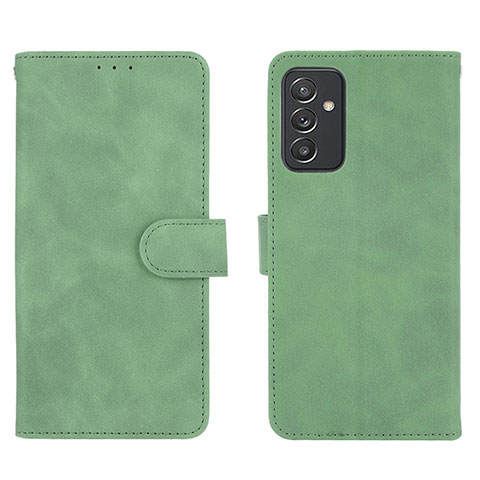 Handytasche Stand Schutzhülle Flip Leder Hülle L01Z für Samsung Galaxy A82 5G Grün