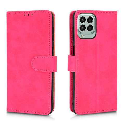 Handytasche Stand Schutzhülle Flip Leder Hülle L01Z für Samsung Galaxy M33 5G Pink