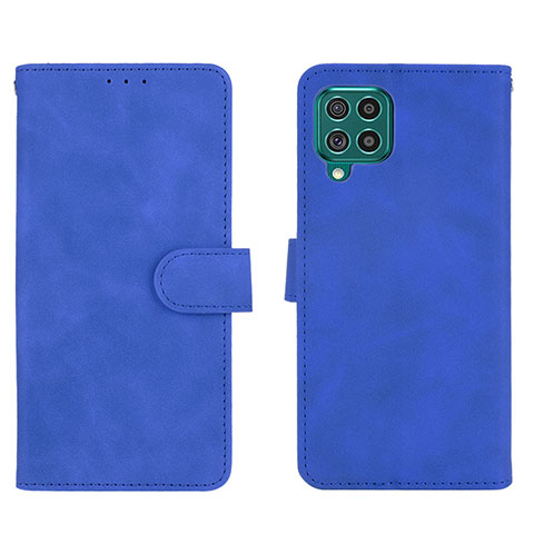 Handytasche Stand Schutzhülle Flip Leder Hülle L01Z für Samsung Galaxy M62 4G Blau