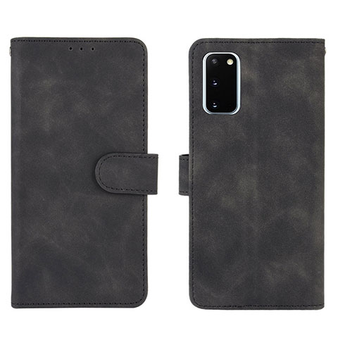 Handytasche Stand Schutzhülle Flip Leder Hülle L01Z für Samsung Galaxy S20 FE (2022) 5G Schwarz