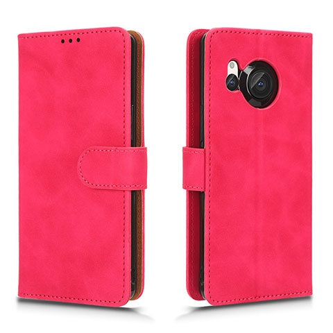 Handytasche Stand Schutzhülle Flip Leder Hülle L01Z für Sharp Aquos R8s Pink