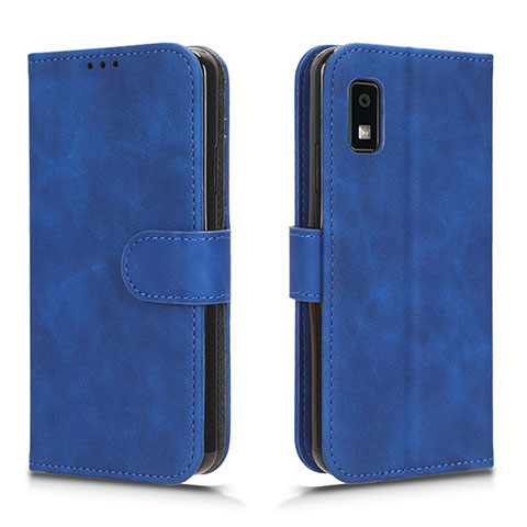 Handytasche Stand Schutzhülle Flip Leder Hülle L01Z für Sharp Aquos wish3 Blau