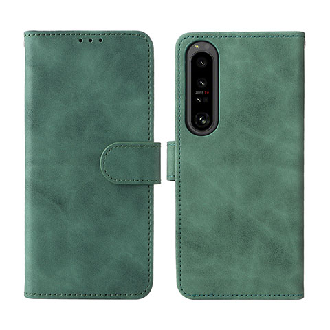 Handytasche Stand Schutzhülle Flip Leder Hülle L01Z für Sony Xperia 1 IV Grün