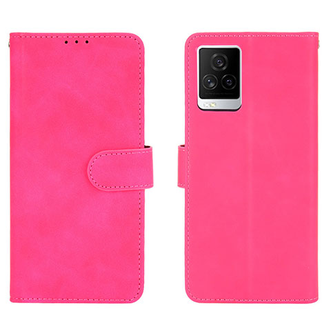 Handytasche Stand Schutzhülle Flip Leder Hülle L01Z für Vivo iQOO 7 Legend 5G Pink