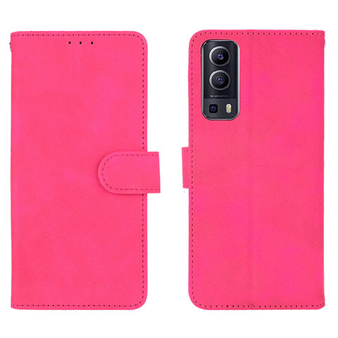 Handytasche Stand Schutzhülle Flip Leder Hülle L01Z für Vivo iQOO Z3 5G Pink