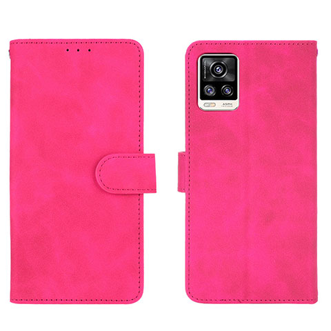 Handytasche Stand Schutzhülle Flip Leder Hülle L01Z für Vivo V20 (2021) Pink