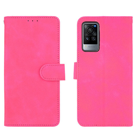 Handytasche Stand Schutzhülle Flip Leder Hülle L01Z für Vivo X60 Pro 5G Pink