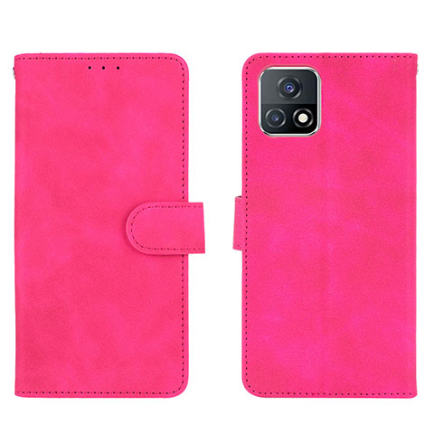 Handytasche Stand Schutzhülle Flip Leder Hülle L01Z für Vivo Y52s 5G Pink