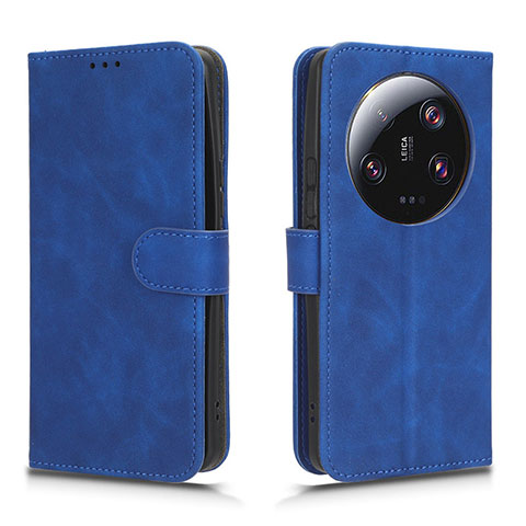 Handytasche Stand Schutzhülle Flip Leder Hülle L01Z für Xiaomi Mi 13 Ultra 5G Blau