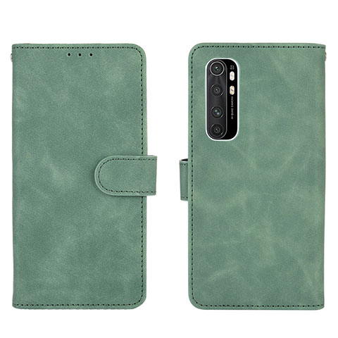 Handytasche Stand Schutzhülle Flip Leder Hülle L01Z für Xiaomi Mi Note 10 Lite Grün