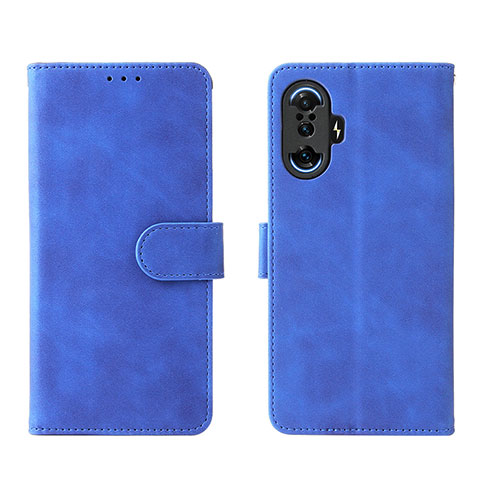 Handytasche Stand Schutzhülle Flip Leder Hülle L01Z für Xiaomi Poco F3 GT 5G Blau