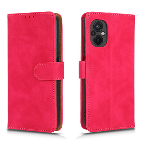 Handytasche Stand Schutzhülle Flip Leder Hülle L01Z für Xiaomi Poco M5 4G Pink