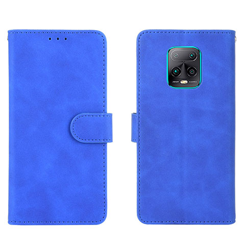 Handytasche Stand Schutzhülle Flip Leder Hülle L01Z für Xiaomi Redmi 10X Pro 5G Blau