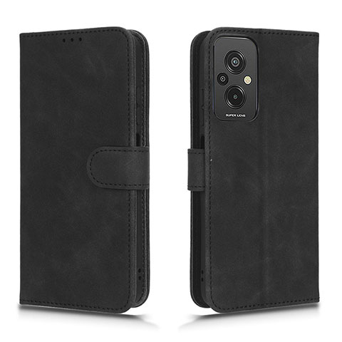 Handytasche Stand Schutzhülle Flip Leder Hülle L01Z für Xiaomi Redmi 11 Prime 4G Schwarz