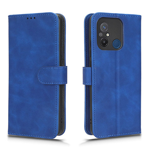 Handytasche Stand Schutzhülle Flip Leder Hülle L01Z für Xiaomi Redmi 11A 4G Blau