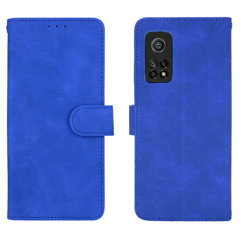 Handytasche Stand Schutzhülle Flip Leder Hülle L01Z für Xiaomi Redmi K30S 5G Blau