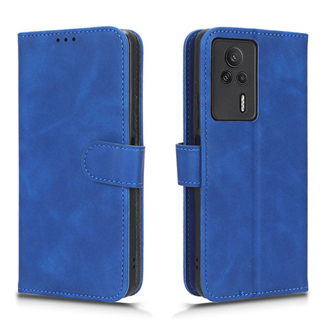 Handytasche Stand Schutzhülle Flip Leder Hülle L01Z für Xiaomi Redmi K60E 5G Blau