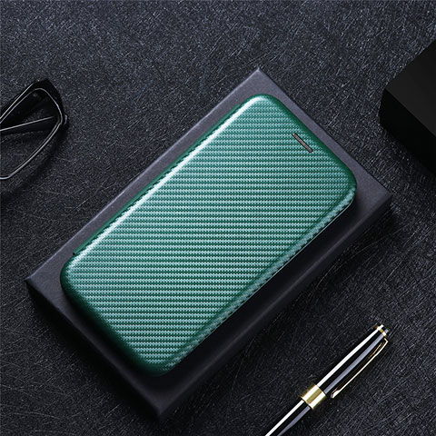 Handytasche Stand Schutzhülle Flip Leder Hülle L01Z für Xiaomi Redmi Note 11 4G (2021) Grün